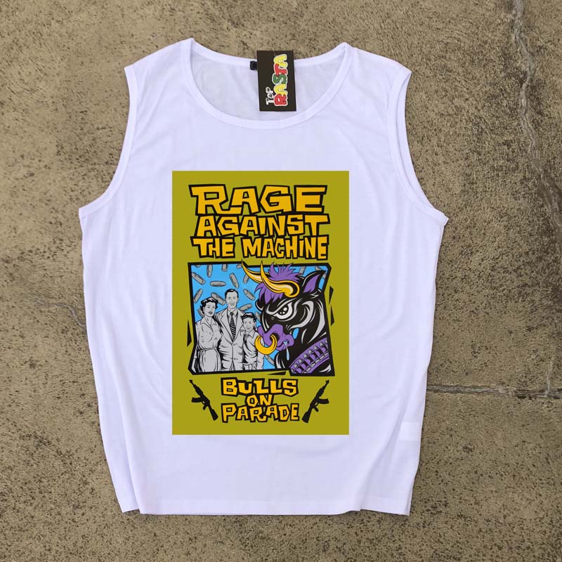 乐队金属摇滚无袖背心