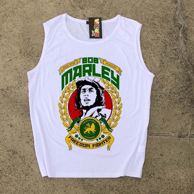 bob鲍勃马利get男女印花无袖背心