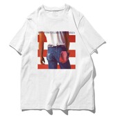 布鲁斯·斯普林斯汀Bruce Springsteen生于美国纯棉宽松T恤衫