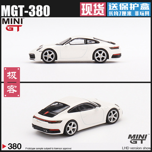 保时捷Porsche 380 仿真车 卡雷拉Carrera 992 MINIGT 911