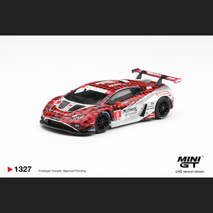 预售1:64 MINIGT#1327兰博基尼飓风Huracan GT3 EVO2 #9 合金车模