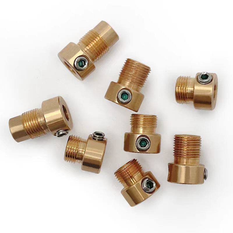 M4X0.25精密标准侧边锁紧细牙螺母螺纹拧入式黄铜螺帽铜套衬套盖