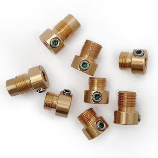 M4X0.25精密标准侧边锁紧细牙螺母螺纹拧入式 黄铜螺帽铜套衬套盖