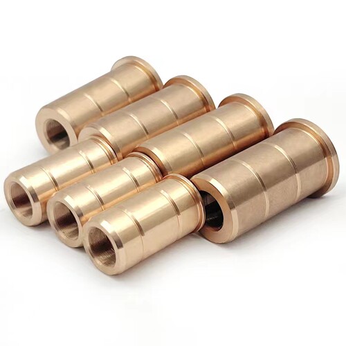 激光器光学精密配件M8x0.25细牙螺母黄铜制螺纹副衬套螺帽铜套