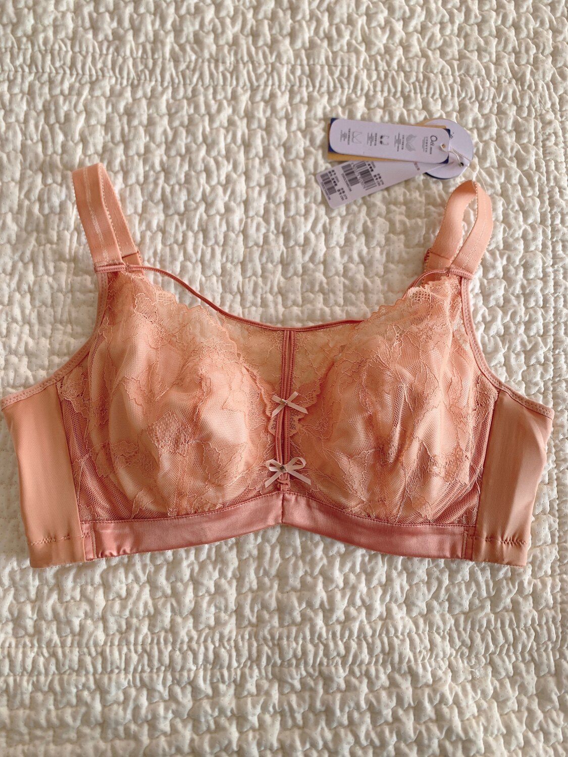 奥维丝丽专柜正品超薄舒适负离子抹胸式c调整型聚拢侧收蕾丝文胸