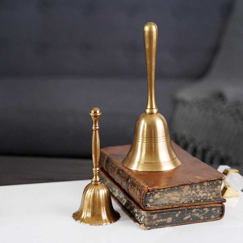 黄铜手摇铃铛费灵家居