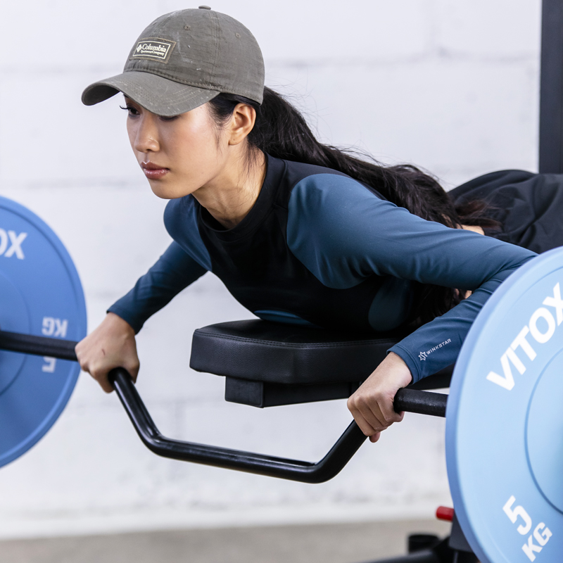 Vitox俯身拉背海豹硬拉杠铃杆