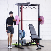 家用多功能卧推架深蹲架单杠引体向上双杠提膝龙门架杠铃架高低拉