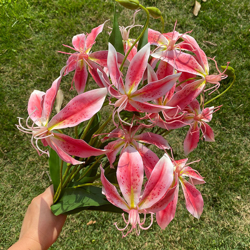 敏美庭百合花家居摆件广州图片