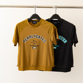 正品 韩国夏季 圆领T恤弹力速干透气GOLF服装 宽松女装 高尔夫短袖