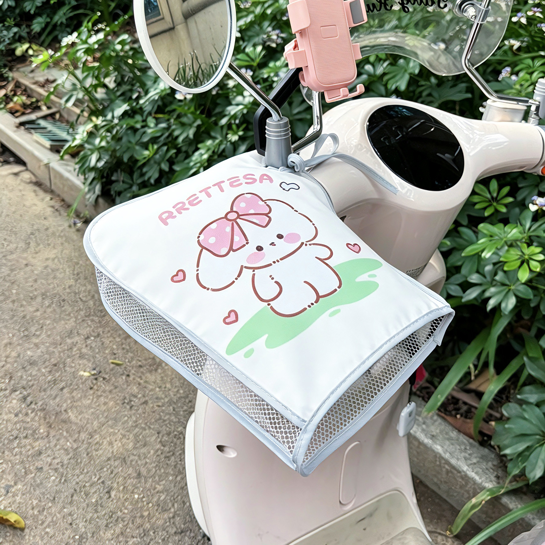 夏季防晒防水挡风电动车手把套