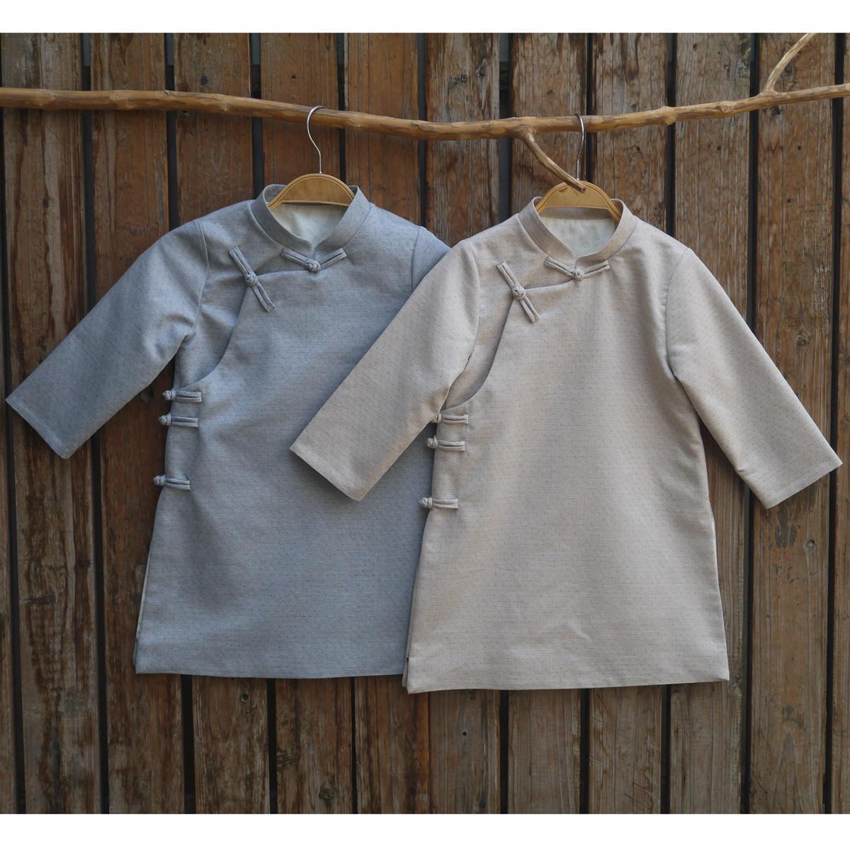 原创2021春季新款男童长衫儿童唐装汉服礼服宝宝周岁复古古装拍照