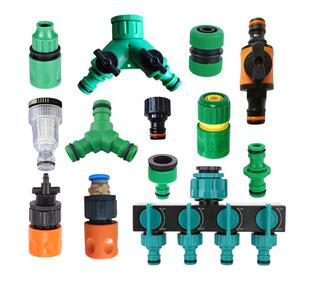 水龙头接头快速水管接头配件直通修补带阀二路分水器浇水三通五通