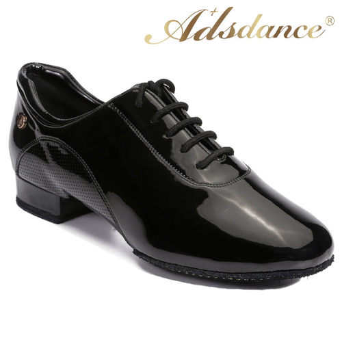 ADSdance男摩登舞鞋成人真皮比赛