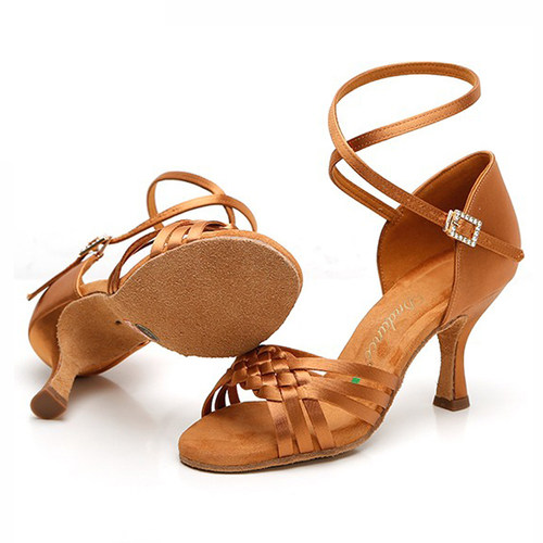 女拉丁舞鞋专业高回弹鞋底跳舞鞋