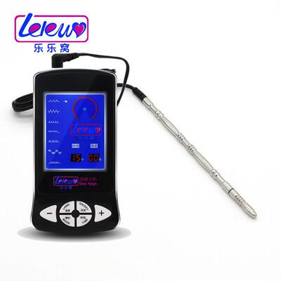 Male penis electric shock punishment toy urethral dilator