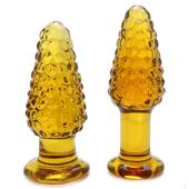 glass masturbation made used anus toy