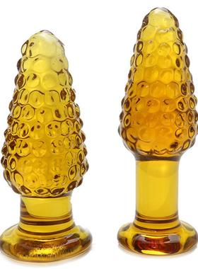 A glass-made anus used as a masturbation toy