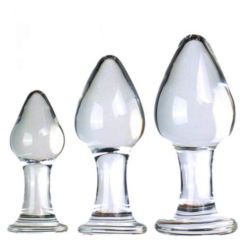 A glass-made anus used as a masturbation toy