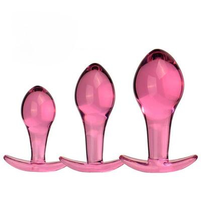 A glass-made anus used as a masturbation toy
