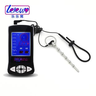Male penis electric shock punishment toy urethral dilator