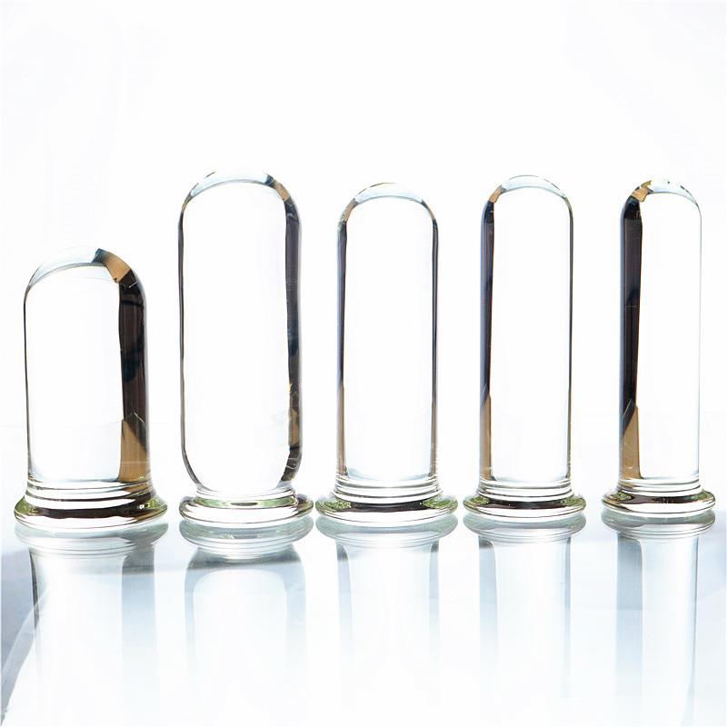 Glass-made femalemasturbation toy fake phallus adult product