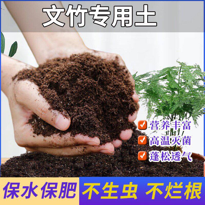 文竹专用土营养土阳台种花养花土壤花卉土客厅盆栽土家用种花土壤