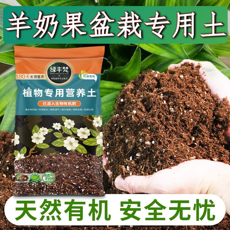 羊奶果盆栽适用园艺土营养土温和不烧根增强孔隙大包装球根