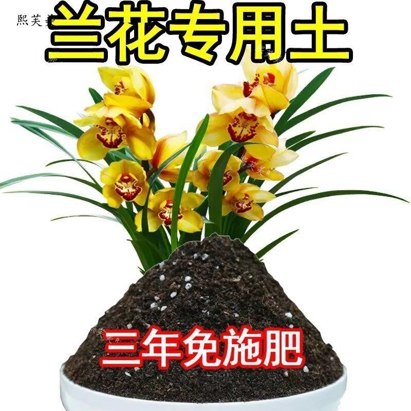 兰花专用土兰花营养土阳台种花养花土通用型芦荟种植土室内盆栽土