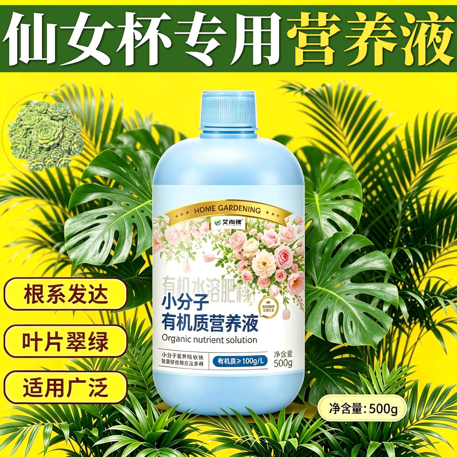仙女杯专用营养液壮根促长浓缩高效盆栽园艺适用广泛兑水即用适用