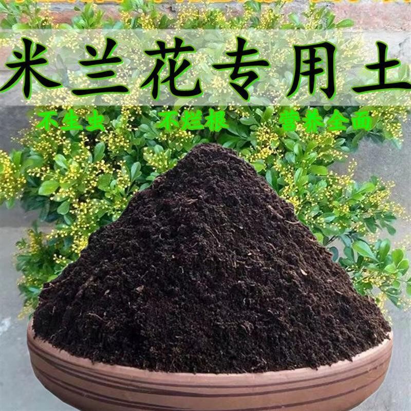 米兰花专用土米兰花盆栽营养土弱酸性种植土壤沙质花泥有机肥料