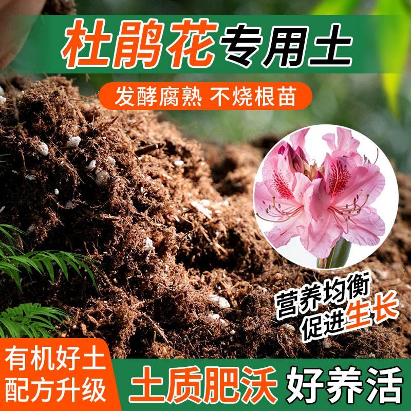 杜鹃花专用土种植士营养土家庭阳台养花盆栽绿植轻质有机肥料土壤