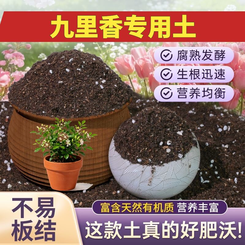 九里香专用腐叶土高温灭菌室内大包进口壮根球根加牛粪包邮适用