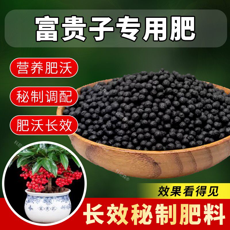 富贵子肥料黄金万两富贵籽专用肥金玉满堂腰缠万贯有机颗粒缓释肥