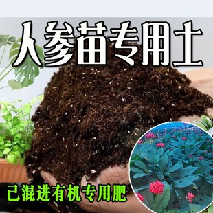 人参苗专用土 营养土通用型有机种花养花土绿植有机肥料种植土壤