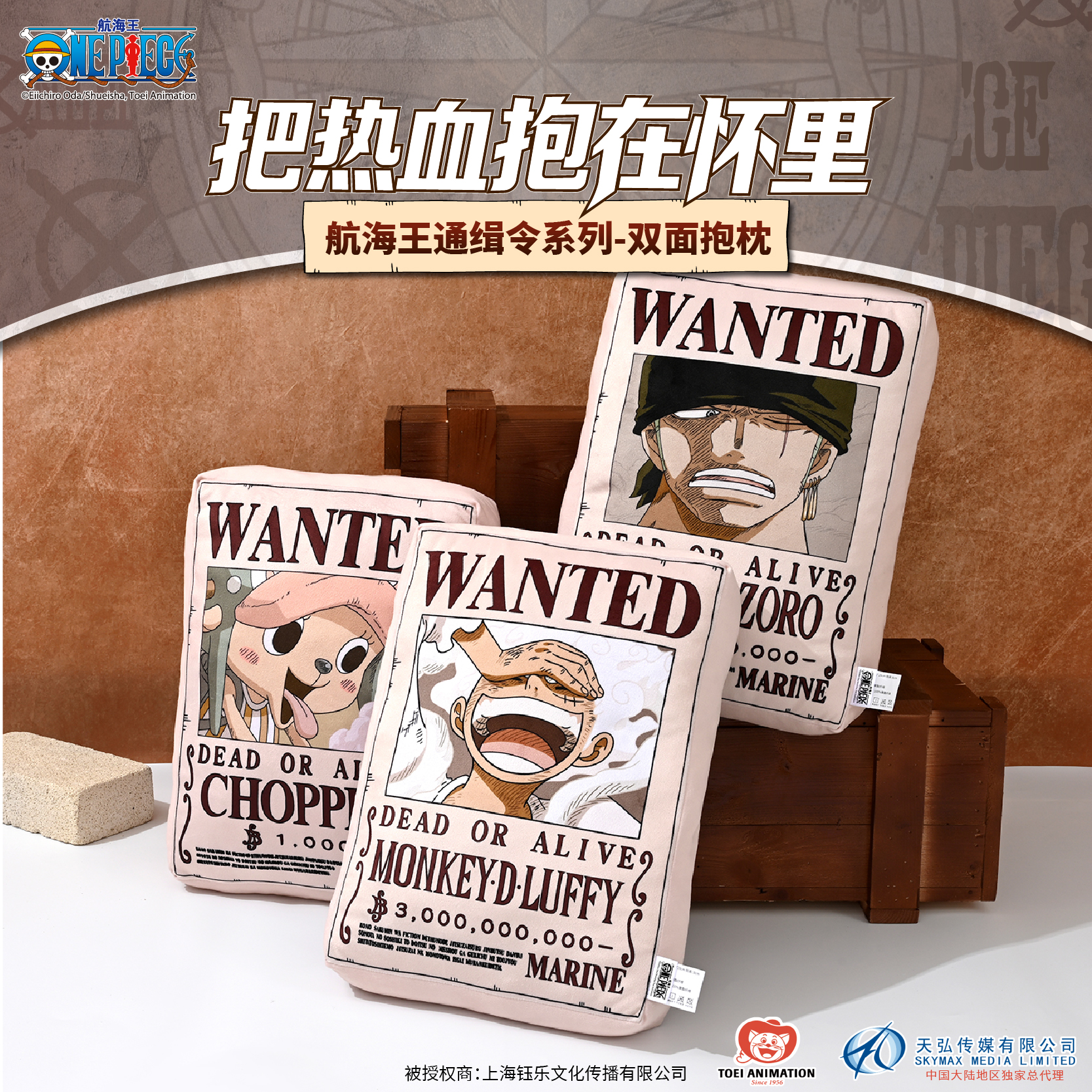 海贼王正版联名抱枕靠垫