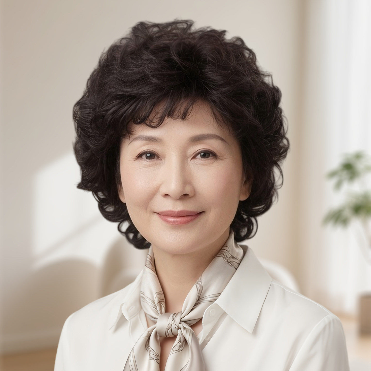 中老年妈妈短卷假发超轻薄遮白发