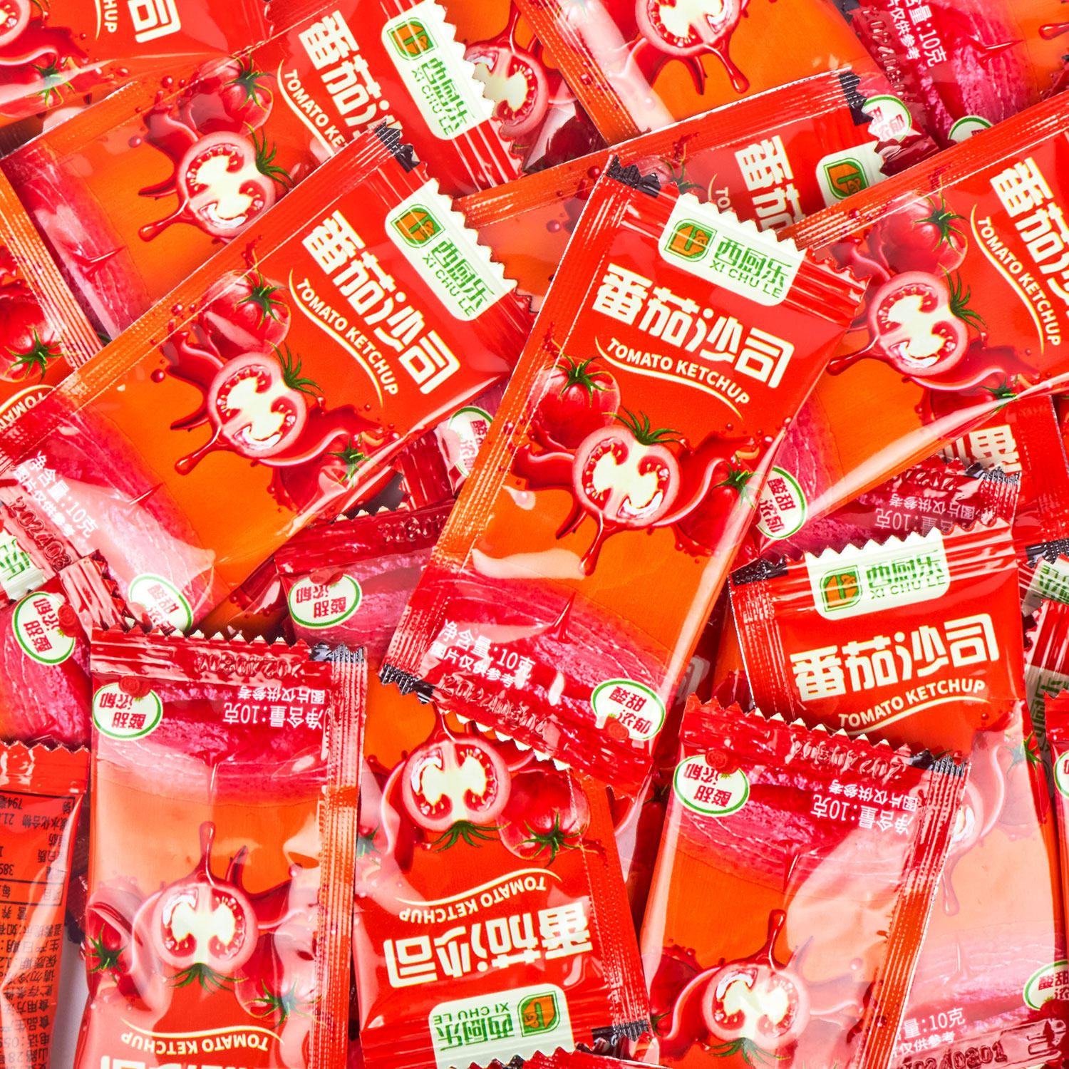 西厨乐番茄沙司小包10g外卖小包装小袋便携番茄酱