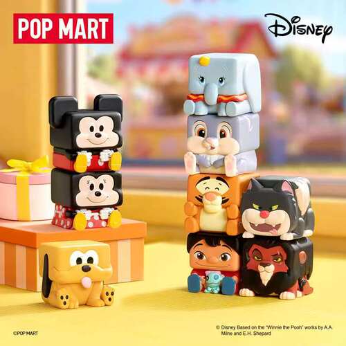 正版POP MART泡泡玛特迪士尼经典POPCUBE系列手办动漫周边摆件
