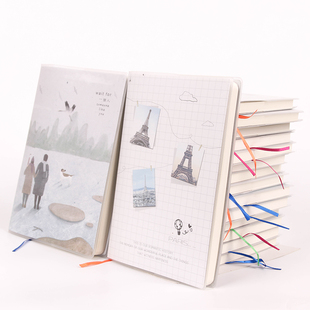 浪人文化32K A5胶套皮套笔记本线装本加厚车线本办公学生记事本