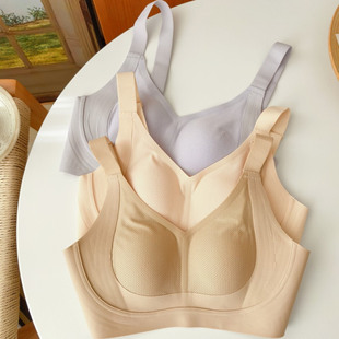承托又包肉~大胸显小提拉绷带防止下垂调整侧收内衣无钢圈舒适