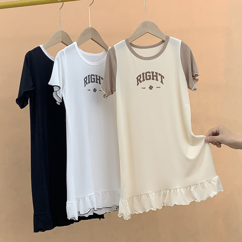 莫代尔女童家居睡裙夏季薄款透气短袖空调服女孩公主风睡衣裙子凉,童装/婴儿装/亲子装,家居裙/睡裙,淘宝优惠券,粉丝福利购,淘宝优惠卷