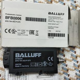 BFB 002 询价BALLUFF巴鲁夫光纤放大器BFB0006 75K 光议价 S75