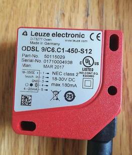 S12 询价劳易测LEUZE激光位移感测器ODSL 450 50115029议 C6.C1