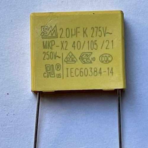 X2安规电容1.8/2.0/2.5/2.7UF/275V310VAC 185/2.0/2.5K 家用电器