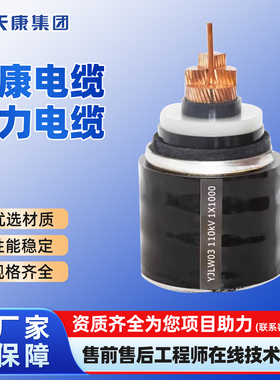 天康ZR-YJV22铠装电力电缆阻燃铠装2/3/4芯交联聚乙烯绝缘电缆
