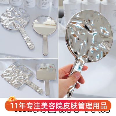 美容院手柄镜子手持纹绣牙科便携