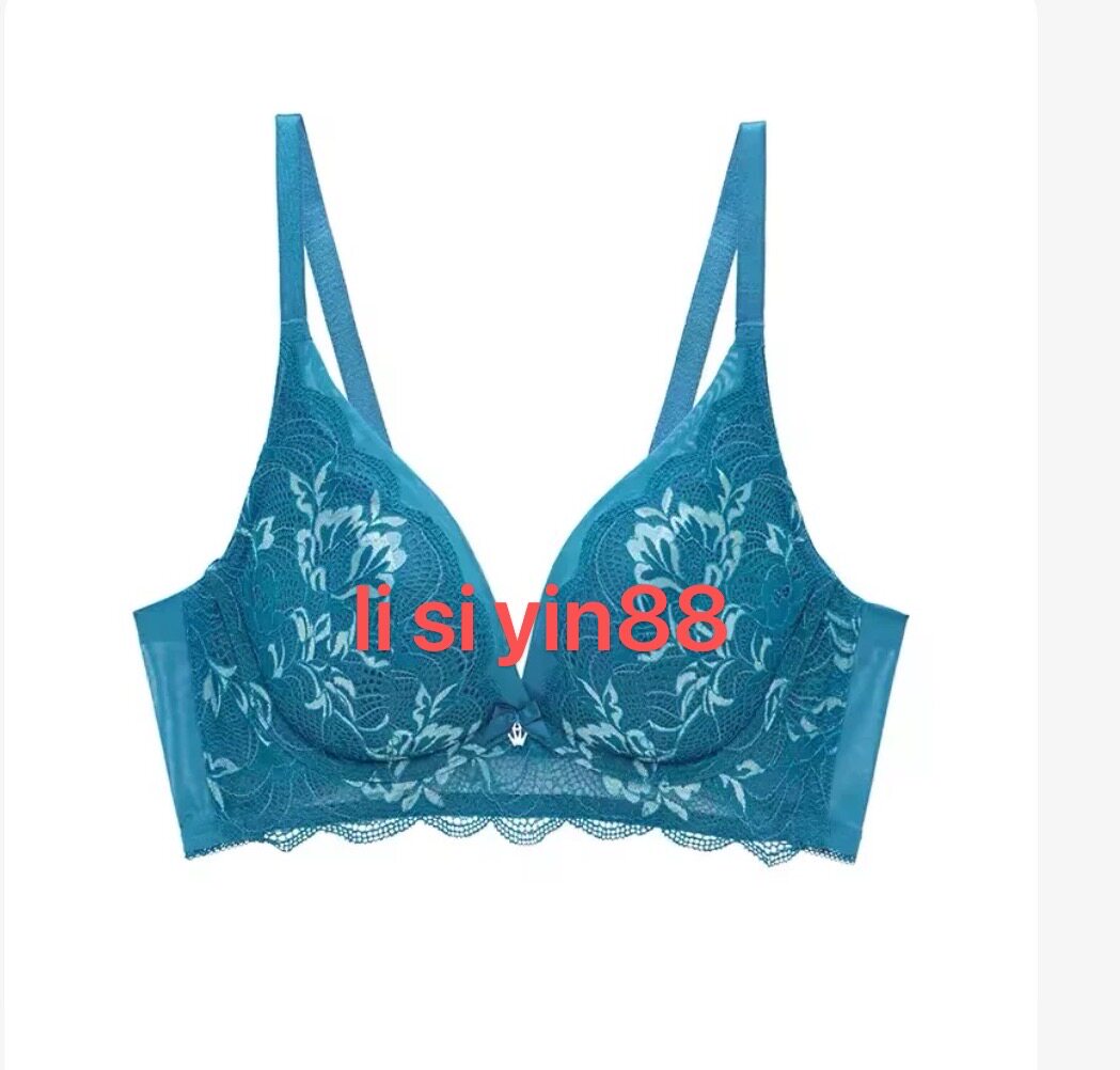 黛安芬系列精美蕾丝深V聚拢水袋舒适无钢圈透气文胸11-1818
