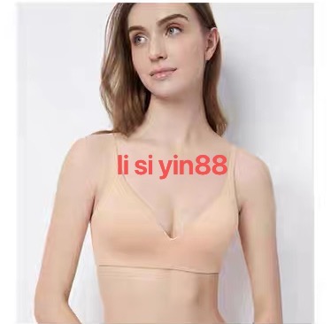 黛安芬正品内衣胸罩女无钢圈舒适无痕3/4杯深V薄模杯文胸E00997