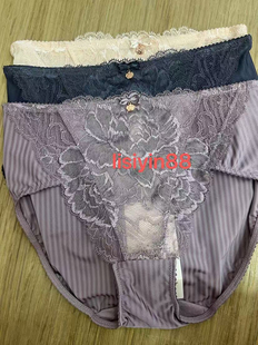 Triumph/黛安芬Florale醇静芍药蕾丝性感内裤女高腰平角裤87-1945